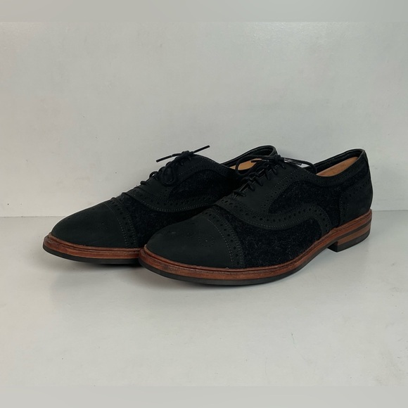 Allen Edmonds Strandmok Cap Toe Oxford Shoes 10 EEE Dainite Soles Retired